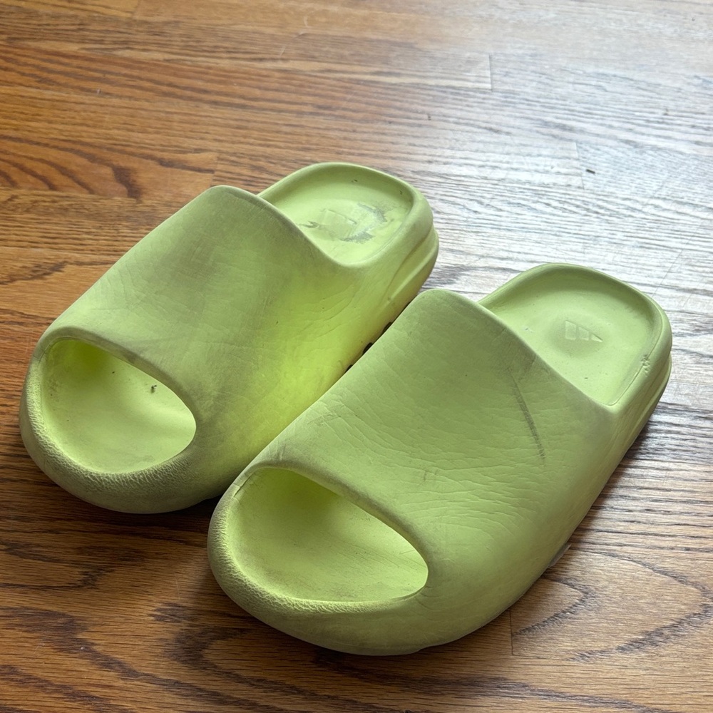 Yeezy Lime Green Slide Sandals